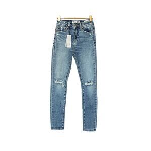 DAZE Moneymaker Vintage Skinny - Light Wash Distressed - 25